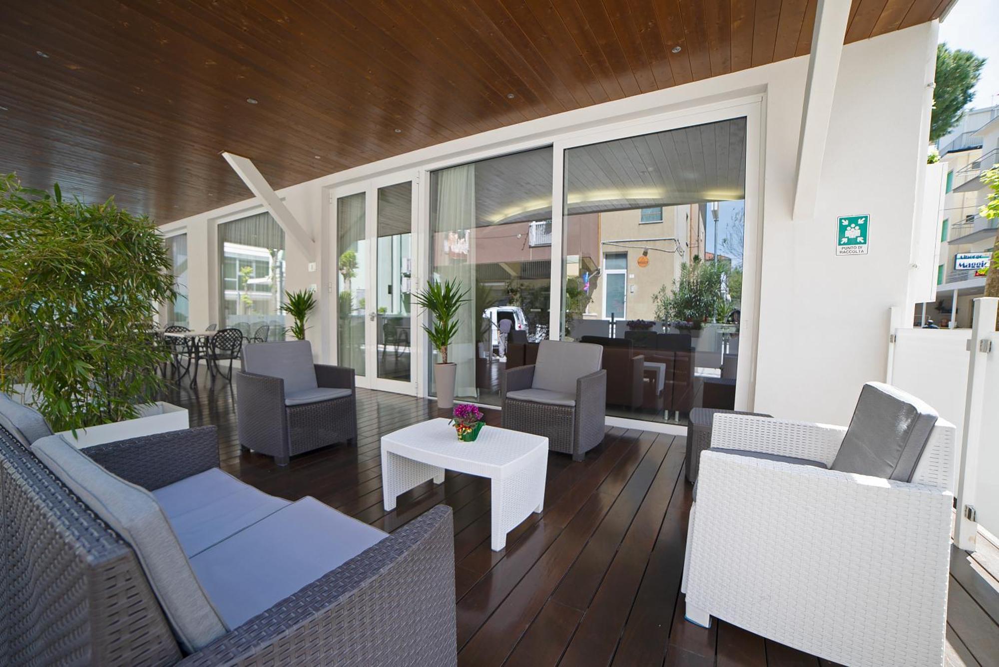Hotel Ricci Римини Экстерьер фото