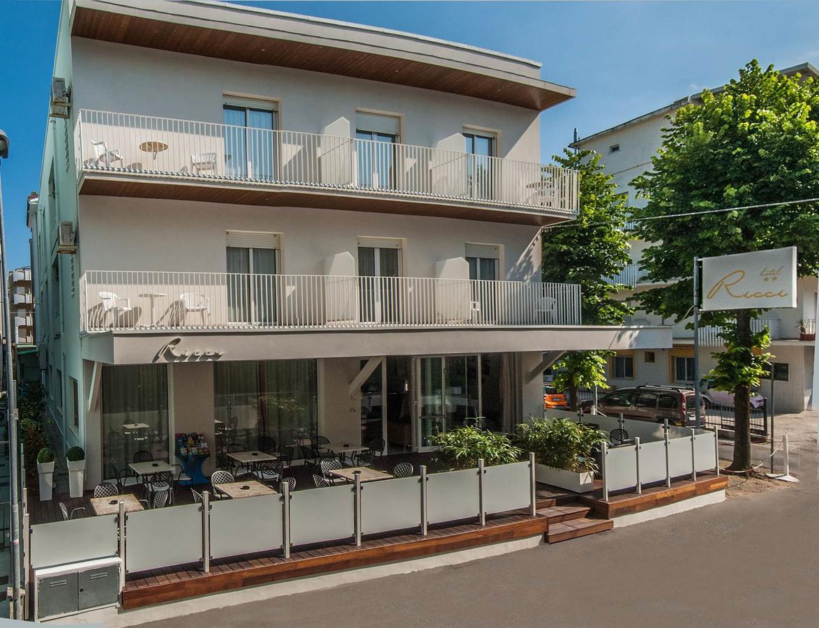 Hotel Ricci Римини Экстерьер фото